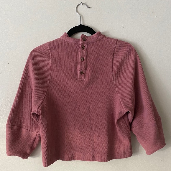 Madewell - Button-Back Mockneck Top - Picture 2 of 4
